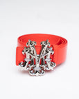 Liquid Leather Belt (Cherry)