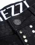 Studded Laser Cargo Shorts