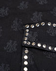Studded Laser Cargo Shorts